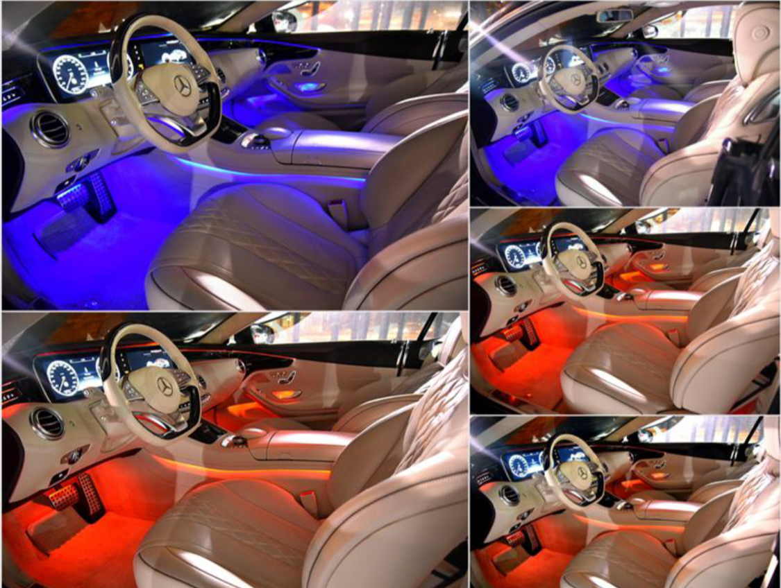 LED RGB Unutrašnja Auto Svetla + Daljinski - Slika 11