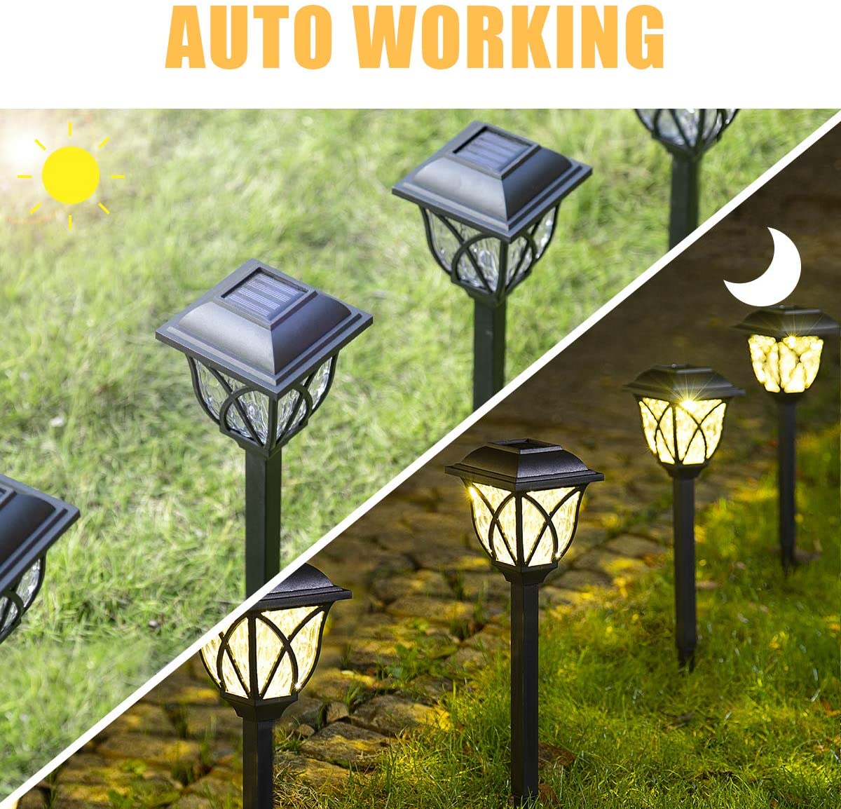 Solarne Lampe Za Baštu (6 komada) - Slika 3