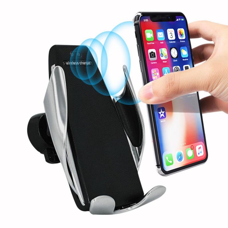 Auto držac za mobilni telefon i bežični WIFI punjač S5 sa senzorom - Slika 2