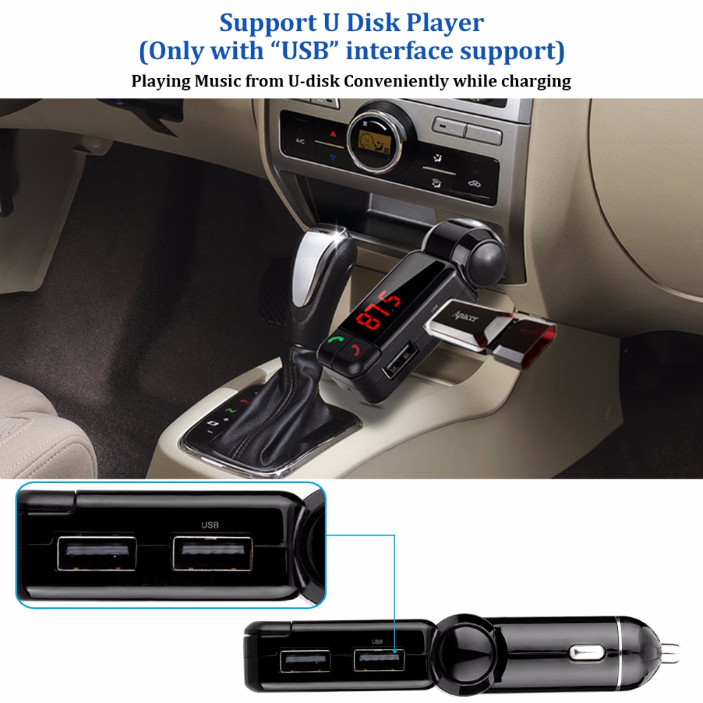 Bluetooth FM Transmiter/MP3 plejer/punjač za telefon - Slika 9