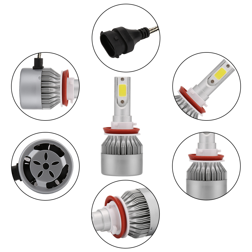 C6 LED Sijalice 36W H1,H4(kratko-dugačko), H7 NOVO! - Slika 5