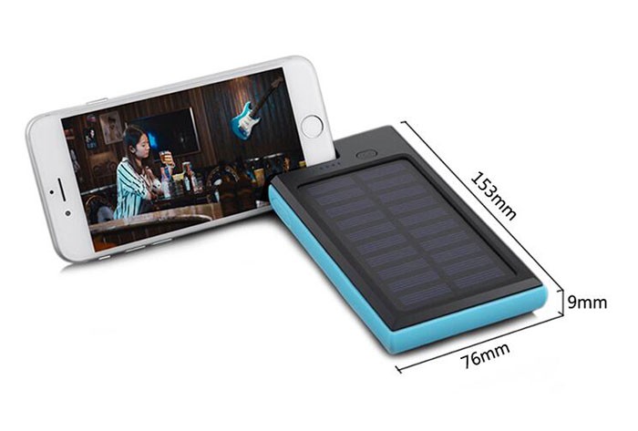 Vodootporni solarni punjač za sve telefone NOVO 20000 mAh - Slika 5