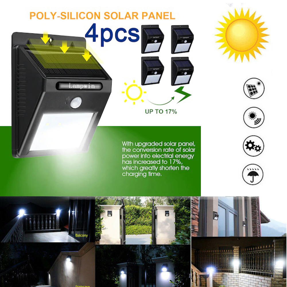 Solarni Led Reflektori 12 Dioda - Slika 8