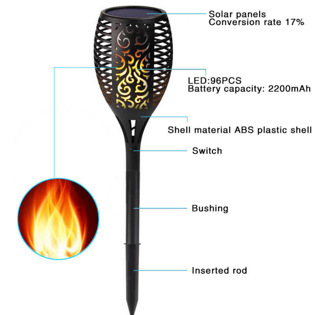 Solarna Baštenska - Led Lampa 4kom - Slika 4