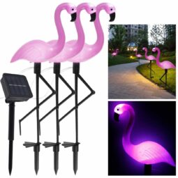 Solarna Lampa Za Dvoriste - Flamingo