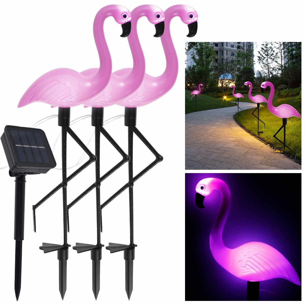 Solarna Lampa Za Dvoriste - Flamingo