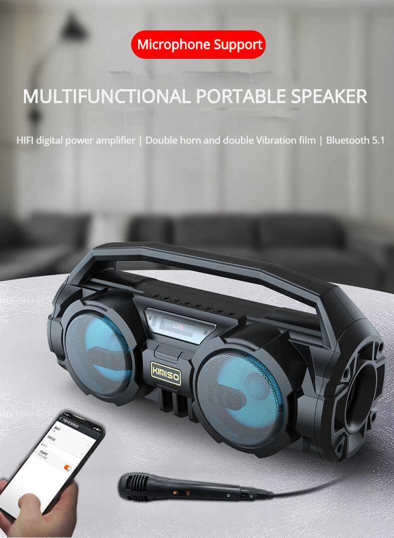 Prenosivi Bluetooth Zvucnik sa Mikrofonom