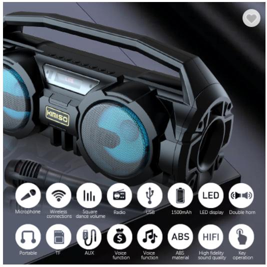 Prenosivi Bluetooth Zvucnik sa Mikrofonom